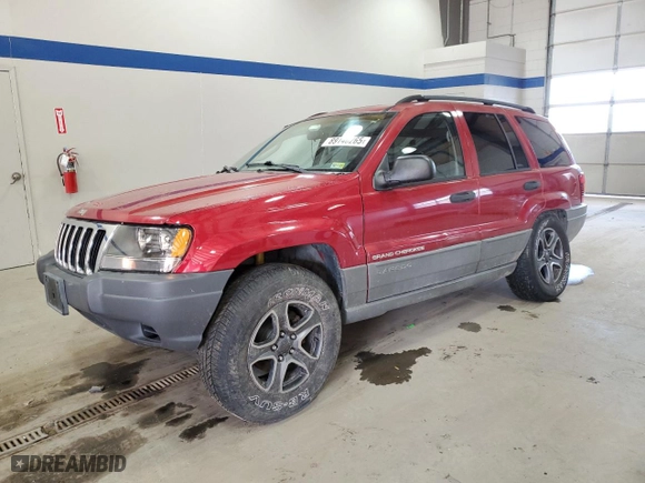 2002 Jeep Grand Cherokee Laredo with VIN 1J4GW48S22C164159, listed as a Copart auction lot 89146265 with 135,087 mi miles and Salvage Title. Bid and sale history available at carsss.com. Image 1.