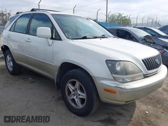 2000 Lexus RX 300 z VIN JT6HF10U8Y0098868, wystawiony jako IAAI lot #41878449 z przebiegiem 162 170 mil mil oraz . Historia ofert i sprzedaży dostępna na DreamBid. Obrazek 1.