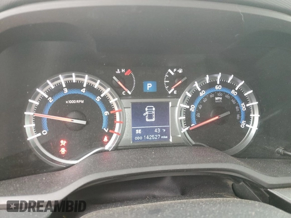 2016 Toyota 4Runner Limited with VIN JTEBU5JR5G5294673, listed as a Copart auction lot 50868695 with 142,527 mi miles and Salvage Title. Bid and sale history available at DreamBid. Image 9.