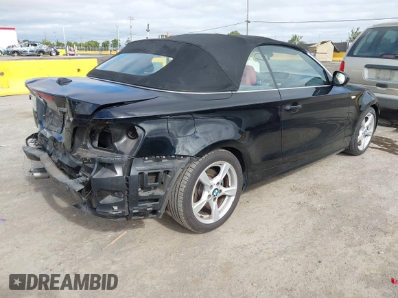 2013 BMW 1 Series 128i with VIN WBAUN1C54DVR01541, listed as a IAAI auction lot 42802640 with 119,881 mi miles and . Bid and sale history available at DreamBid. Image 4.