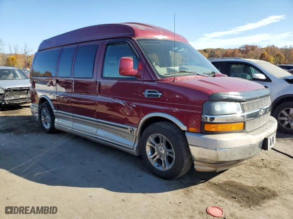 2006 Chevrolet Express Cargo Van YF7 Upfitter with VIN 1GBFG15T261255545, listed as a Copart auction lot 77390434 with 122,760 mi miles and Clean Title. Bid and sale history available at carsss.com. Image 4.