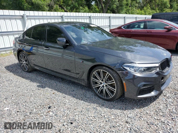 2017 BMW 5 Series 540i with VIN WBAJE5C37HG915145, listed as a Copart auction lot 60360365 with Not provided miles and Salvage title. Bid and sale history available at DreamBid. Image 4.