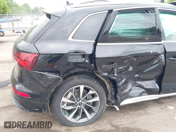 2021 Audi Q5 Premium with VIN WA1AAAFY2M2008206, listed as a IAAI auction lot 42129096 with 65,686 mi miles and . Bid and sale history available at DreamBid. Image 6.