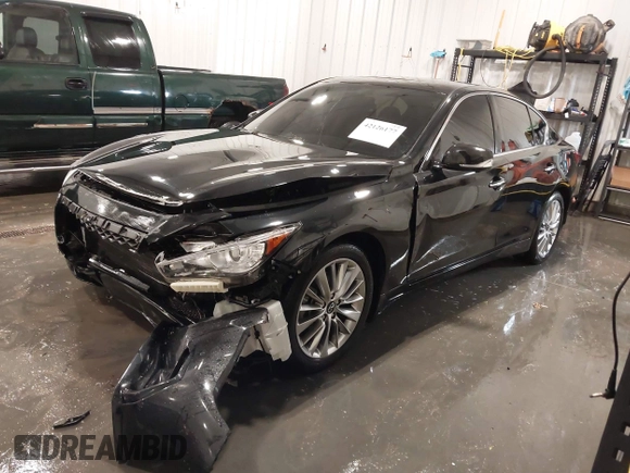 2021 Infiniti Q50 Luxe with VIN JN1EV7BR0MM755324, listed as a IAAI auction lot 42126177 with 33,000 mi miles and . Bid and sale history available at DreamBid. Image 17.