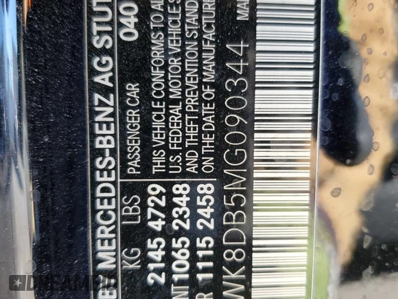 2021 Mercedes-Benz C 300 with VIN W1KWK8DB5MG090344, listed as a Copart auction lot 88542125 with 32,922 mi miles and Salvage Title. Bid and sale history available at DreamBid. Image 13.