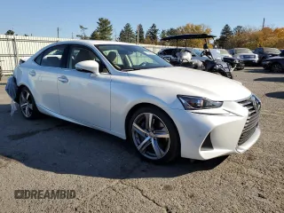 2020 Lexus IS 300 with VIN JTHD81F25L5041559, listed as a Copart auction lot 77375744 with 18,263 mi miles and Salvage title. Bid and sale history available at DreamBid. Image 4.