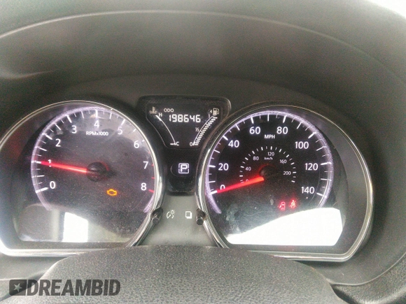 2015 Nissan Versa SV with VIN 3N1CN7AP7FL869485, listed as a IAAI auction lot 42077524 with 198,646 mi miles. Bid and sale history available at carsss.com. Image 7.