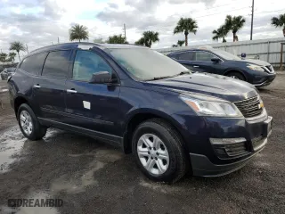 2015 Chevrolet Traverse LS with VIN 1GNKRFED6FJ113457, listed as a Copart auction lot 44278145 with 0 mi miles and Salvage Title. Bid and sale history available at carsss.com. Image 4.