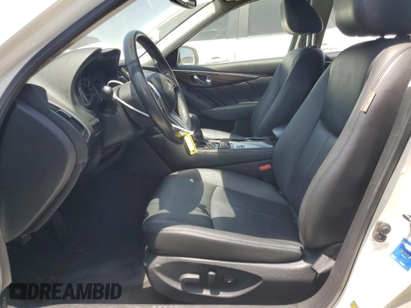 2018 Infiniti Q50 Luxe with VIN JN1EV7AP5JM354427, listed as a Copart auction lot 61447855 with 66,320 mi miles and Salvage title. Bid and sale history available at DreamBid. Image 7.
