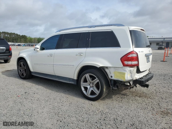 2012 Mercedes-Benz GL-Class GL 550 with VIN 4JGBF8GE5CA772625, listed as a Copart auction lot 51594395 with 218,271 mi miles and Salvage Title. Bid and sale history available at carsss.com. Image 2.
