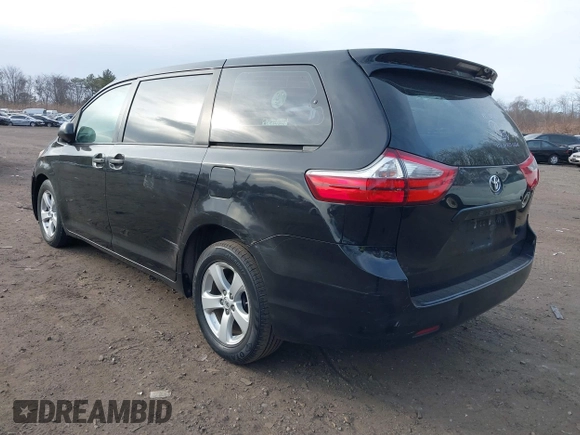 2016 Toyota Sienna L with VIN 5TDZK3DC7GS721298, listed as a IAAI auction lot 41727005 with 169,282 mi miles and . Bid and sale history available at DreamBid. Image 3.