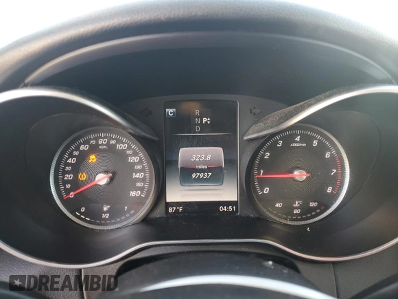 2016 Mercedes-Benz C 300 Luxury with VIN 55SWF4KB1GU113934, listed as a Copart auction lot 87175184 with 97,937 mi miles and Salvage title. Bid and sale history available at DreamBid. Image 9.