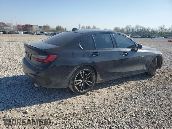 2019 BMW 3 Series 330i xDrive with VIN WBA5R7C51KAJ81891, listed as a Copart auction lot 54197695 with 70,722 mi miles and Salvage title. Bid and sale history available at DreamBid. Image 3.