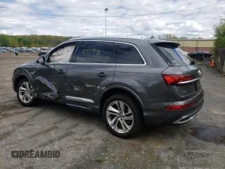 2020 Audi Q7 Premium with VIN WA1AXAF74LD005915, listed as a Copart auction lot 51339513 with 51,678 mi miles. Bid and sale history available at carsss.com. Image 2.