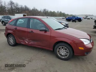 2005 Ford Focus S with VIN 3FAFP37N55R136243, listed as a Copart auction lot 49668445 with 144,211 mi miles and Salvage Title. Bid and sale history available at carsss.com. Image 4.