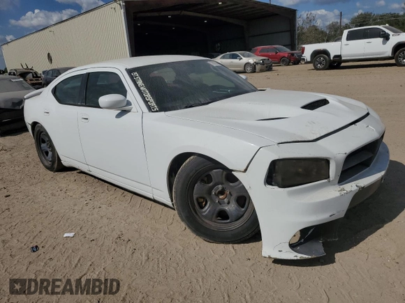 2009 Dodge Charger Police with VIN 2B3KA43T39H571866, listed as a Copart auction lot 78055384 with 190,376 mi miles and Clean Title. Bid and sale history available at DreamBid. Image 4.