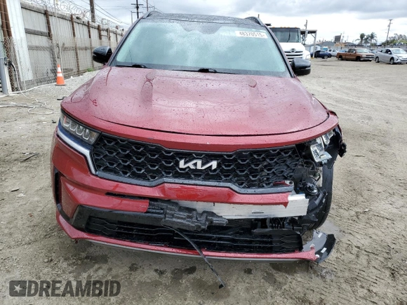 2022 Kia Sorento S with VIN 5XYRL4LC6NG129860, listed as a Copart auction lot 48370515 with 43,651 mi miles and Salvage Title. Bid and sale history available at carsss.com. Image 5.