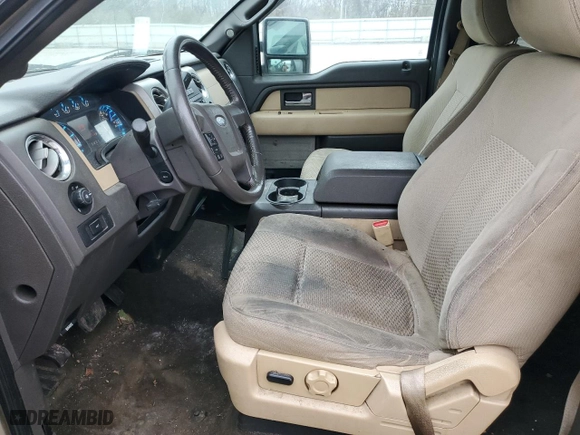 2012 Ford F-150 XL with VIN 1FTFW1ET6CFA42871, listed as a Copart auction lot 45657024 with 164,535 mi miles and Salvage Title. Bid and sale history available at carsss.com. Image 7.