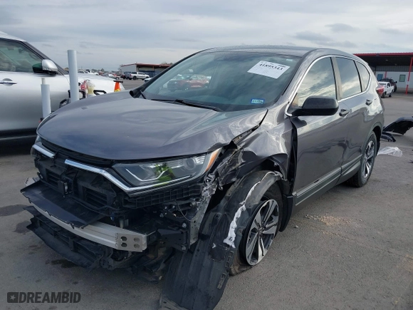 2020 Honda CR-V LX with VIN 7FARW1H25LE003455, listed as a IAAI auction lot 41895343 with 44,936 mi miles. Bid and sale history available at carsss.com. Image 6.
