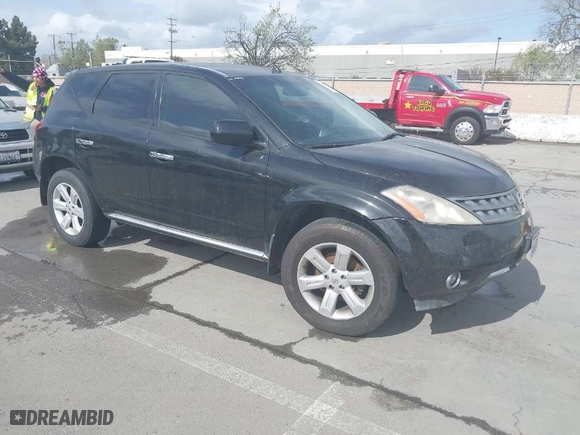 2006 Nissan Murano SL with VIN JN8AZ08W76W536781, listed as a IAAI auction lot 41937775 with 167,866 mi miles. Bid and sale history available at carsss.com. Image 1.