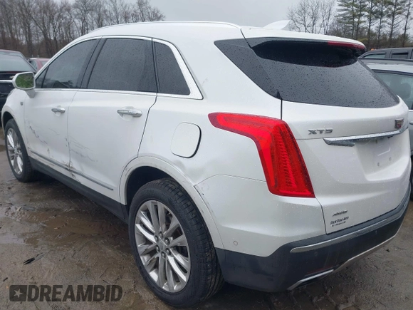 2017 Cadillac XT5 Platinum AWD with VIN 1GYKNFRS1HZ172301, listed as a IAAI auction lot 41847790 with 132,314 mi miles. Bid and sale history available at carsss.com. Image 3.