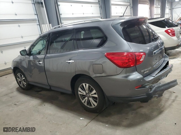2018 Nissan Pathfinder SL with VIN 5N1DR2MM4JC644354, listed as a Copart auction lot 87827465 with 157,161 mi miles and Salvage Title. Bid and sale history available at carsss.com. Image 2.
