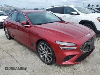 2023 Genesis G70 2.0T with VIN KMTG34TA5PU124741, listed as a Copart auction lot 75401224 with 0 mi miles and Non Repairable. Bid and sale history available at carsss.com. Image 4.