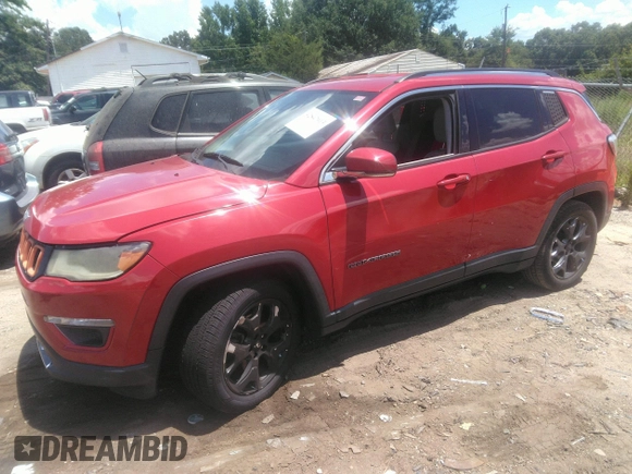 2018 Jeep Compass Limited with VIN 3C4NJCCB4JT358837, listed as a IAAI auction lot 42847013 with 127,958 mi miles and . Bid and sale history available at DreamBid. Image 17.