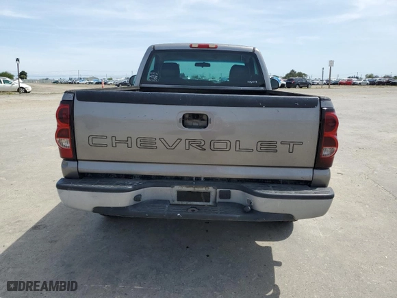 2007 Chevrolet Silverado 1500 Classic Work Truck with VIN 3GCEC14X87G195605, listed as a Copart auction lot 52189145 with 213,490 mi miles and Salvage Title. Bid and sale history available at carsss.com. Image 6.