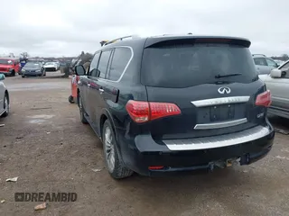 2017 Infiniti QX80 z VIN JN8AZ2NF1H9640040, wystawiony jako IAAI lot #41569442 z przebiegiem 96 273 mil mil oraz . Historia ofert i sprzedaży dostępna na DreamBid. Obrazek 3.