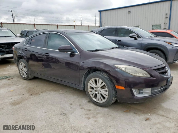 2010 Mazda Mazda6 i Touring Plus with VIN 1YVHZ8CH8A5M41723, listed as a Copart auction lot 51150955 with 104,466 mi miles and Salvage Title. Bid and sale history available at carsss.com. Image 4.
