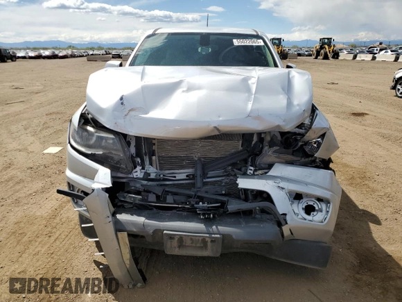 2018 Chevrolet Colorado 4WD Work Truck with VIN 1GCHTBEA8J1184817, listed as a Copart auction lot 55022065 with 128,595 mi miles and Clean title. Bid and sale history available at DreamBid. Image 5.