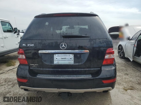 2011 Mercedes-Benz M 350 with VIN 4JGBB5GB1BA715918, listed as a Copart auction lot 75106524 with 87,340 mi miles and Non repairable. Bid and sale history available at DreamBid. Image 6.