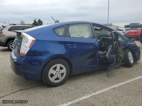 2011 Toyota Prius I with VIN JTDKN3DU0B0263259, listed as a Copart auction lot 52496835 with 0 mi miles and Salvage Title. Bid and sale history available at carsss.com. Image 3.