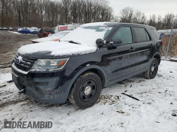 2016 Ford Utility Police Interceptor with VIN 1FM5K8AR7GGB80991, listed as a Copart auction lot 88179645 with 102,489 mi miles and Clean Title. Bid and sale history available at carsss.com. Image 1.