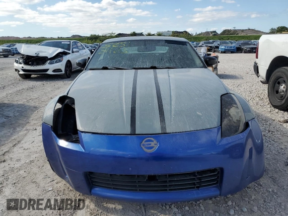 2005 Nissan 350Z Touring with VIN JN1AZ34E35M653359, listed as a Copart auction lot 52513125 with 143,940 mi miles and Salvage Title. Bid and sale history available at carsss.com. Image 5.