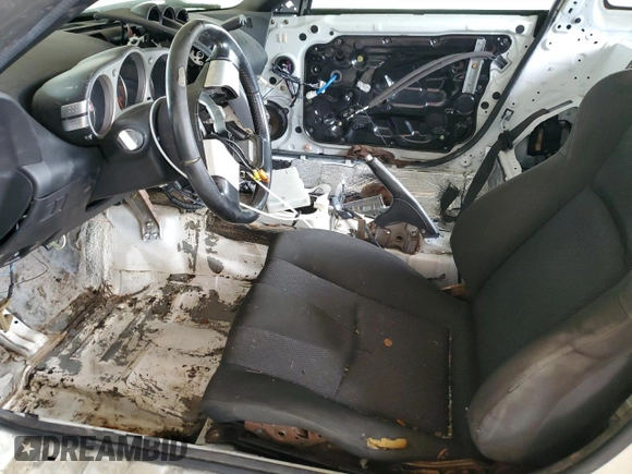 2006 Nissan 350Z with VIN JN1AZ34D56M309072, listed as a Copart auction lot 58724525 with Not provided miles and Salvage title. Bid and sale history available at DreamBid. Image 7.