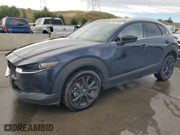 2023 Mazda CX-30 Premium Plus with VIN 3MVDMBEY9PM500907, listed as a Copart auction lot 70871494 with 38,599 mi miles and Salvage title. Bid and sale history available at DreamBid. Image 1.