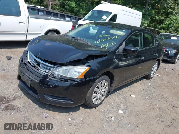 2014 Nissan Sentra S with VIN 3N1AB7APXEL671921, listed as a IAAI auction lot 40106509 with Not Provided miles and . Bid and sale history available at DreamBid. Image 2.