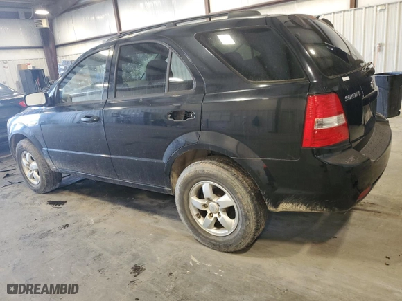 2009 Kia Sorento LX with VIN KNDJD735995871407, listed as a Copart auction lot 43912915 with 186,056 mi miles and Salvage Title. Bid and sale history available at carsss.com. Image 2.