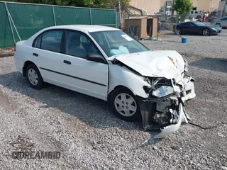 2004 Honda Civic VP with VIN 1HGES16324L025530, listed as a IAAI auction lot 42417960 with 107,198 mi miles and . Bid and sale history available at DreamBid. Image 1.