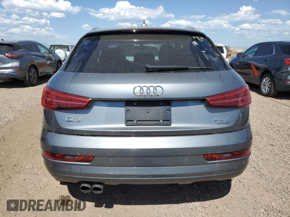 2017 Audi Q3 Premium with VIN WA1ECCFS9HR008042, listed as a Copart auction lot 63979995 with 45,208 mi miles and Clean title. Bid and sale history available at DreamBid. Image 6.