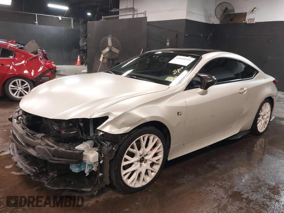 2016 Lexus RC 300 with VIN JTHSM5BC6G5000114, listed as a IAAI auction lot 41608559 with 156,692 mi miles. Bid and sale history available at carsss.com. Image 6.