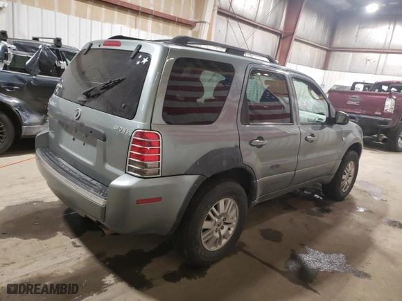 2007 Mercury Mariner Luxury with VIN 4M2CU91147KJ00348, listed as a Copart auction lot 89218185 with 184,182 mi miles and Salvage Title. Bid and sale history available at carsss.com. Image 3.