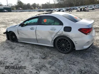 2021 Mercedes-Benz A 220 with VIN W1K3G4EB9MJ259019, listed as a Copart auction lot 47981625 with 59,870 mi miles and Salvage Title. Bid and sale history available at DreamBid. Image 2.