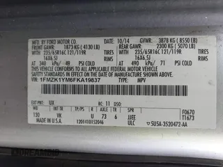 2015 Ford Transit XL с VIN 1FMZK1YM6FKA19837, выставлен на аукционе IAAI как лот 42367993 с пробегом 138 900 миль миль и . История ставок и продаж доступна на DreamBid. Изображение 9.