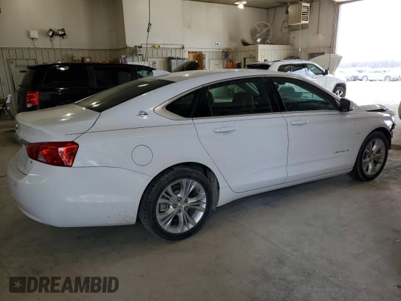 2015 Chevrolet Impala LT with VIN 2G1125S34F9158044, listed as a Copart auction lot 52731325 with 124,068 mi miles and Salvage Title. Bid and sale history available at DreamBid. Image 3.