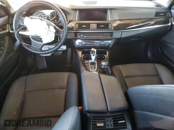 2015 BMW 5 Series 528i with VIN WBA5A5C52FD519802, listed as a Copart auction lot 46165805 with 88,458 mi miles and Salvage Title. Bid and sale history available at DreamBid. Image 8.
