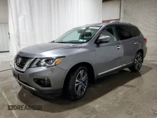 2017 Nissan Pathfinder SL with VIN 5N1DR2MM3HC696570, listed as a Copart auction lot 50910305 with 90,340 mi miles and Salvage Title. Bid and sale history available at carsss.com. Image 1.