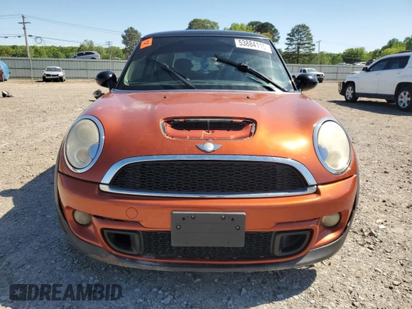 2011 MINI Hardtop S with VIN WMWSV3C53BTY12779, listed as a Copart auction lot 53884115 with Not Provided miles and Salvage Title. Bid and sale history available at DreamBid. Image 5.